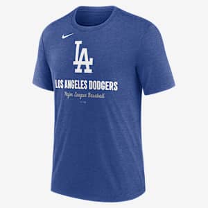 Los Angeles Dodgers Logo Men's Nike MLB T-Shirt. Nike.com